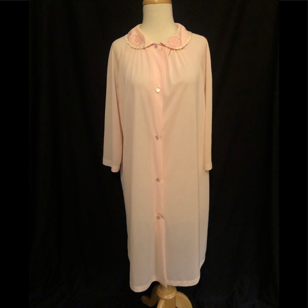 Vintage Nylon Robe Small - Picture 1 of 5